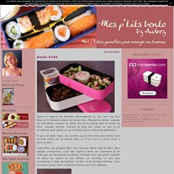 Mes p'tits bento