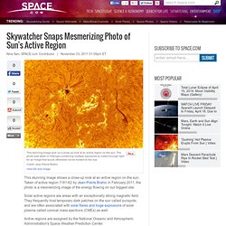 Skywatcher Snaps Mesmerizing Photo of Sun's Active Region