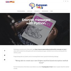 Encrypt messages with Python. - Blog Europeanvalley