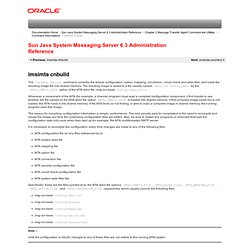 imsimta cnbuild (Sun Java System Messaging Server 6.3 Administration Reference)