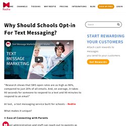 Text Messaging Software for Schools