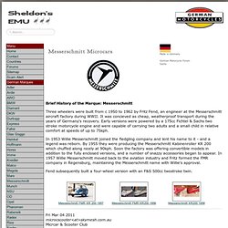 Messerschmitt Microcars
