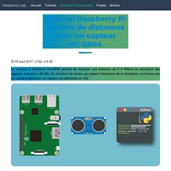 Mesure de distance avec le module HC-SR04 sur Raspberry Pi