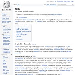 Meta - Wikipedia