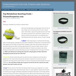 Top Metabolism Boosting Foods - FitnessProspector.com