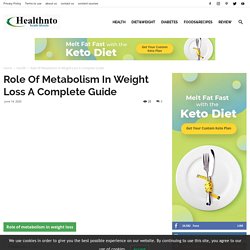 Role Of Metabolism In Weight Loss A Complete Guide