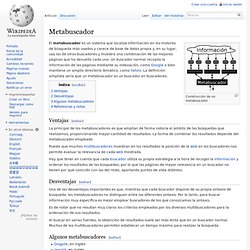 Wiki: Metabuscador