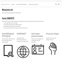 NUMÉRIQUE ÉTHIQUE Metacartes.net