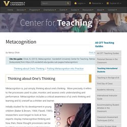 Metacognition