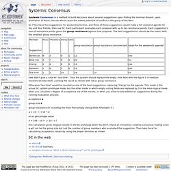 Systemic Consensus - Metagovernment - Government of, by, and for all the people