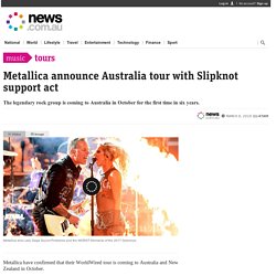 Metallica set to tour Australia with Slipknot