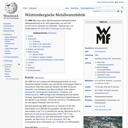 Württembergische Metallwarenfabrik