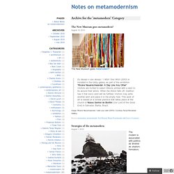 metamodern « Notes on metamodernism