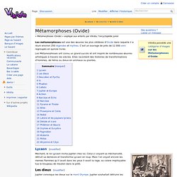Métamorphoses (Ovide)