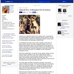Adam & Eve: A Metaphor For Evolution - Jonathan Tjarks