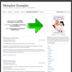 Metaphor Examples