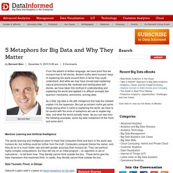 5 Metaphors for Big Data and Why They Matter