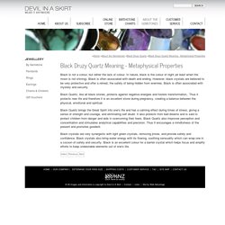 Black Druzy Quartz Meaning - Metaphysical Properties - Black Drusy Quartz - Silver Jewellery NZ