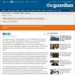 Metaphysics and the limits of science