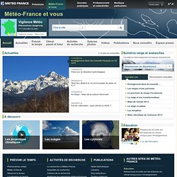 Prévisions météo de Météo-France - Actualités