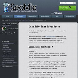 Météo WordPress