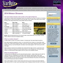 2008 Meteor Showers and Viewing Tips