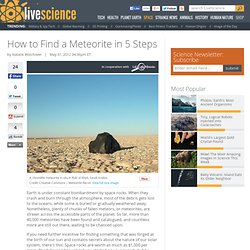 How to Find a Meteorite