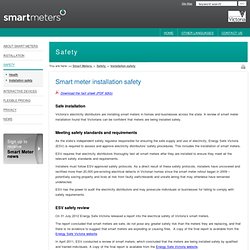Smart Meters - Installation safety