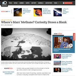 Where's Mars' Methane? Curiosity Draws a Blank