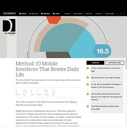 Method: 10 Mobile Interfaces That Rewire Daily Life