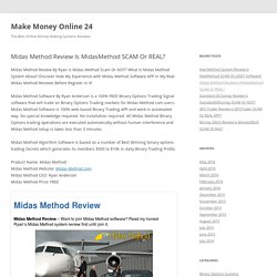 Midas Method Review Is MidasMethod SCAM Or REAL?
