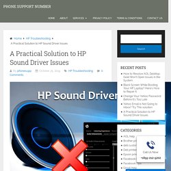 5 Best Method to Fix HP Sound Driver Issues