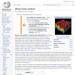 Monte Carlo method