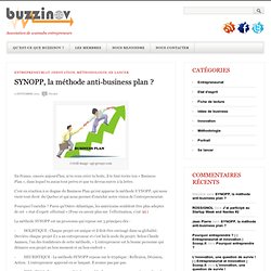 SYNOPP, la méthode anti-business plan ?