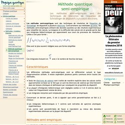 Méthode quantique semi-empirique