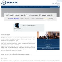 Méthode Scrum partie 5 : releases et déroulement d'un Sprint