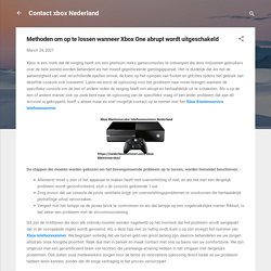 Methoden om op te lossen wanneer Xbox One abrupt wordt uitgeschakeld