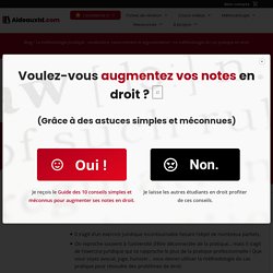 Méthode du cas pratique - Méthodologie juridique - Aideauxtd.com