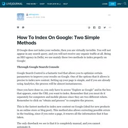 How To Index On Google: Two Simple Methods: admagneto — LiveJournal
