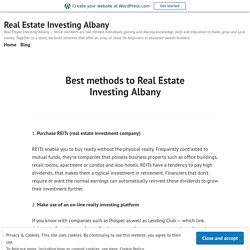 Best methods to Real Estate Investing Albany – Real Estate Investing Albany