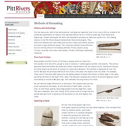 Methods of Making Fire - Pitt Rivers Museum