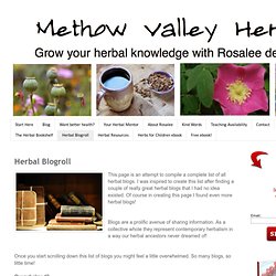 Herbal Blogroll