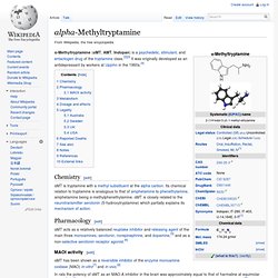 alpha-Methyltryptamine (IT-290, AMT)