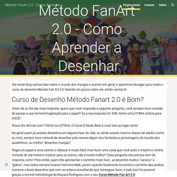 Método FanArt 2.0 - Como Aprender a Desenhar
