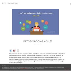 Metodologías ágiles. Las 3 más usadas actualmente