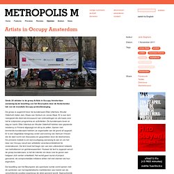 MetropolisM: Artists in Occupy Amsterdam