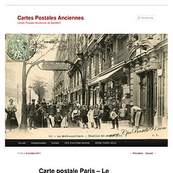 Carte postale Paris – Le Métropolitain – Station Saint-Maur