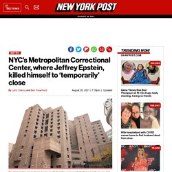 NYC's Metropolitan Correctional Center to 'temporarily' close