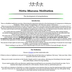 Metta Bhavana Meditation