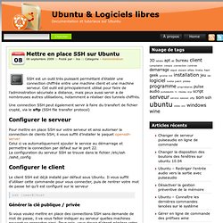 Mettre en place SSH sur Ubuntu – Ubuntu & Logiciels libres